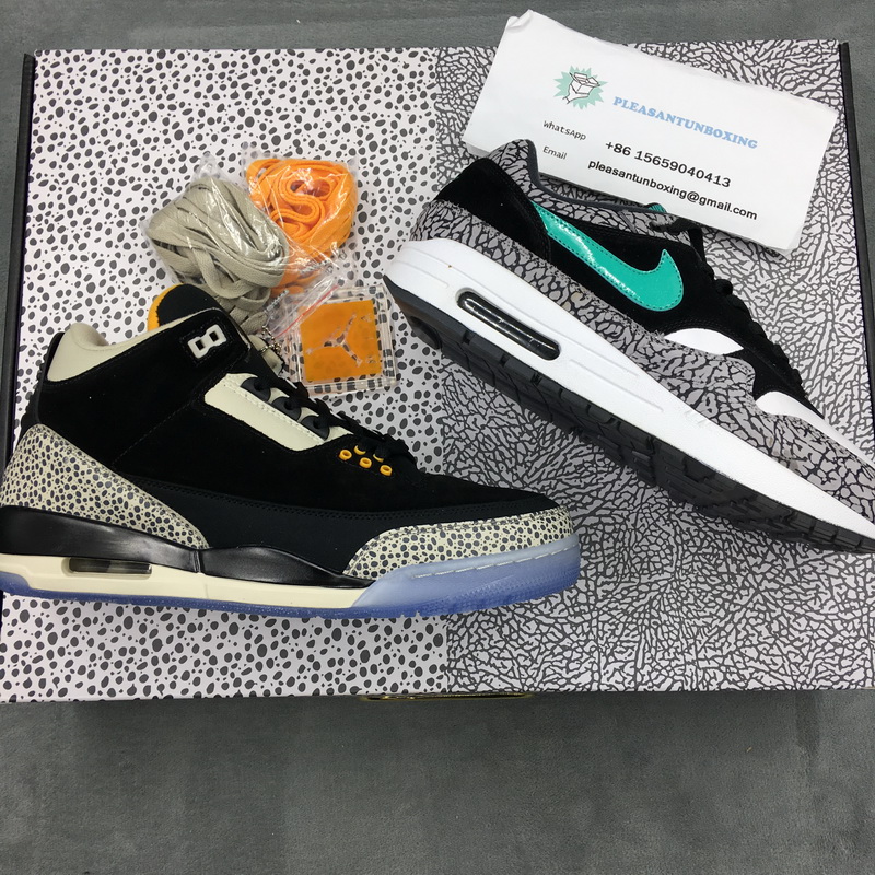 Authentic Air Jordan 3 x air max 87 pack “Atmos”